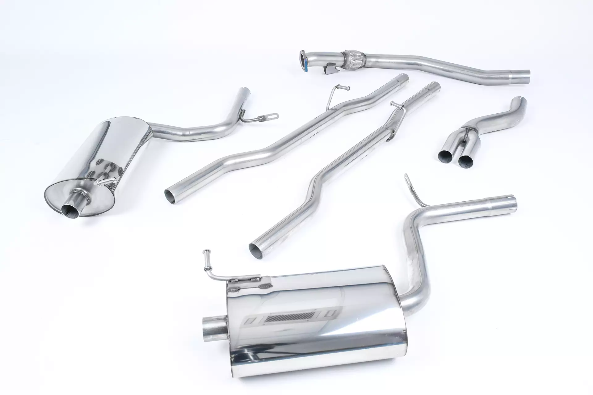 Cat-Back Exhaust System  with Dual Jet100  - 1.8T B7 Quattro Saloon - Avant