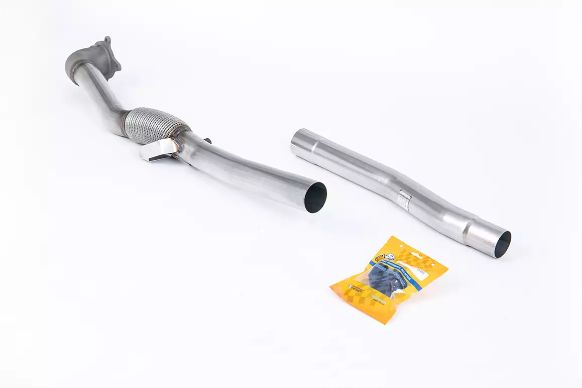 Stainless Steel Cast Large Bore Downpipe (For Milltek Cat-Back) - 2.0 TFSi 2WD