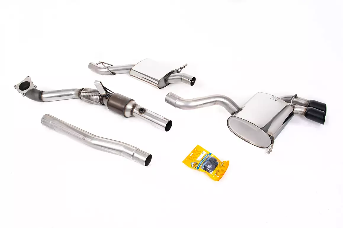 Turbo-Back Exhaust System with Hi-Flow Sports Catalyst - 2.0 T Quattro 8P