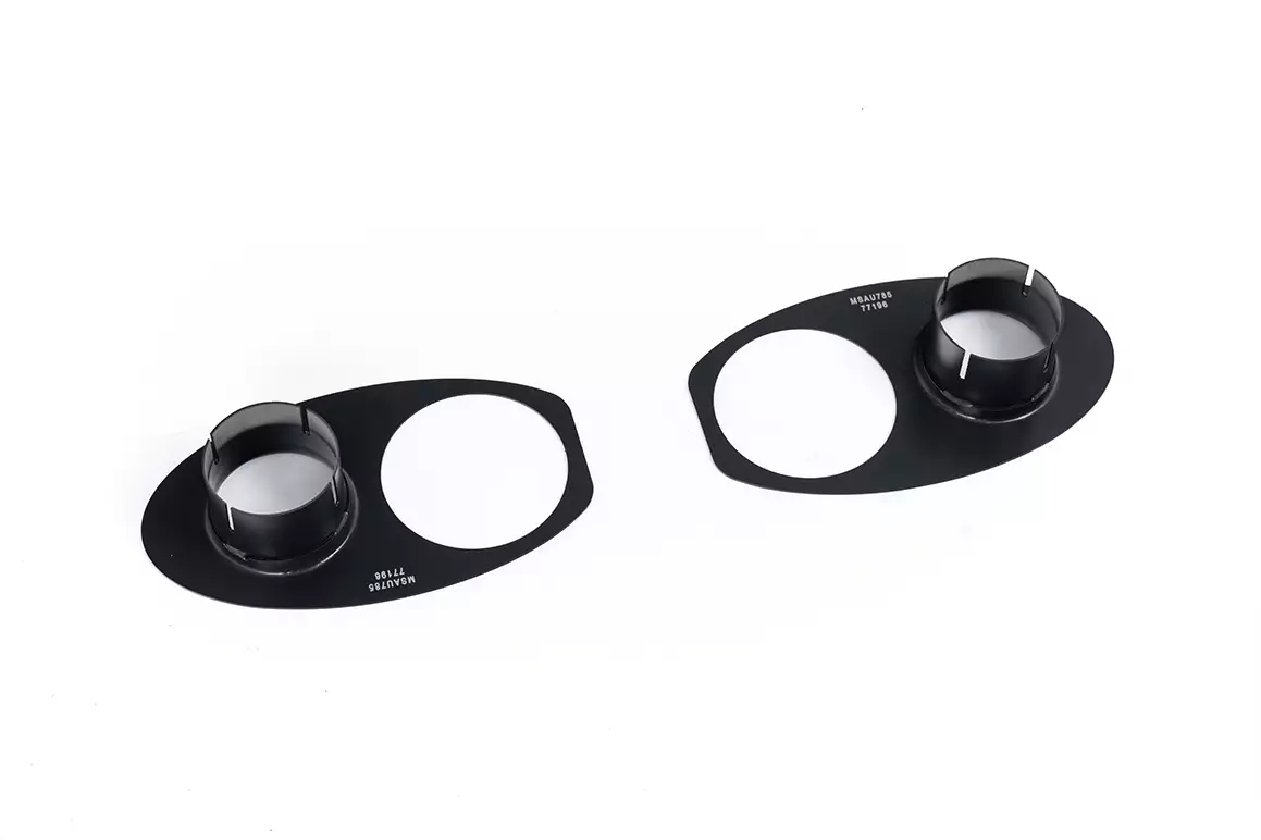 Optional Cerakote Black Rear Trim Finisher Plates - RS6 / RS7 C8 4.0 V8 bi-turbo incl Performance Edition