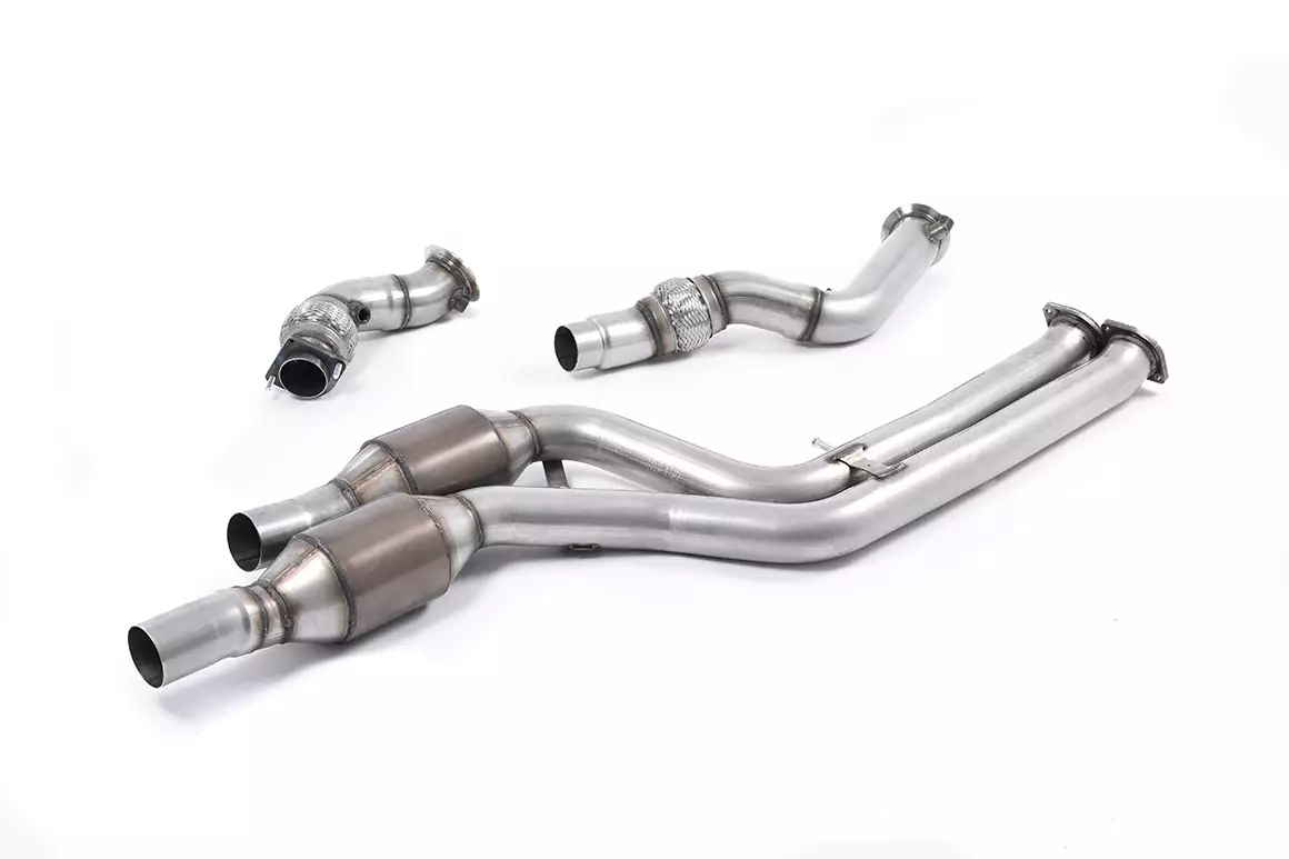 Large Bore Downpipes (For Milltek Cat-Back) - F80/82/83 M3/M4 & M3/M4 Competition (Non OPF/GPF Models Only)