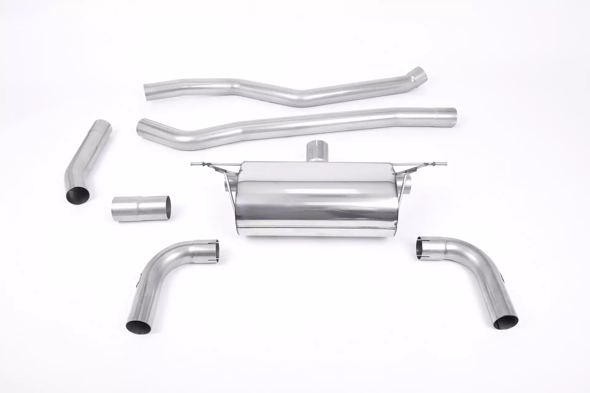 Race Non-Resonated Cat-Back Exhaust System - F30 320i M Sport Saloon (None xDrive, Non-OPF & B48 Engine) - M340i Valance