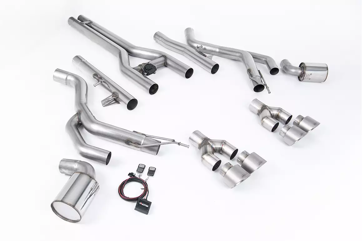 Front Pipe-back with Active 'H' System - SRT Hellcat (inc Redeye and Widebody Models)