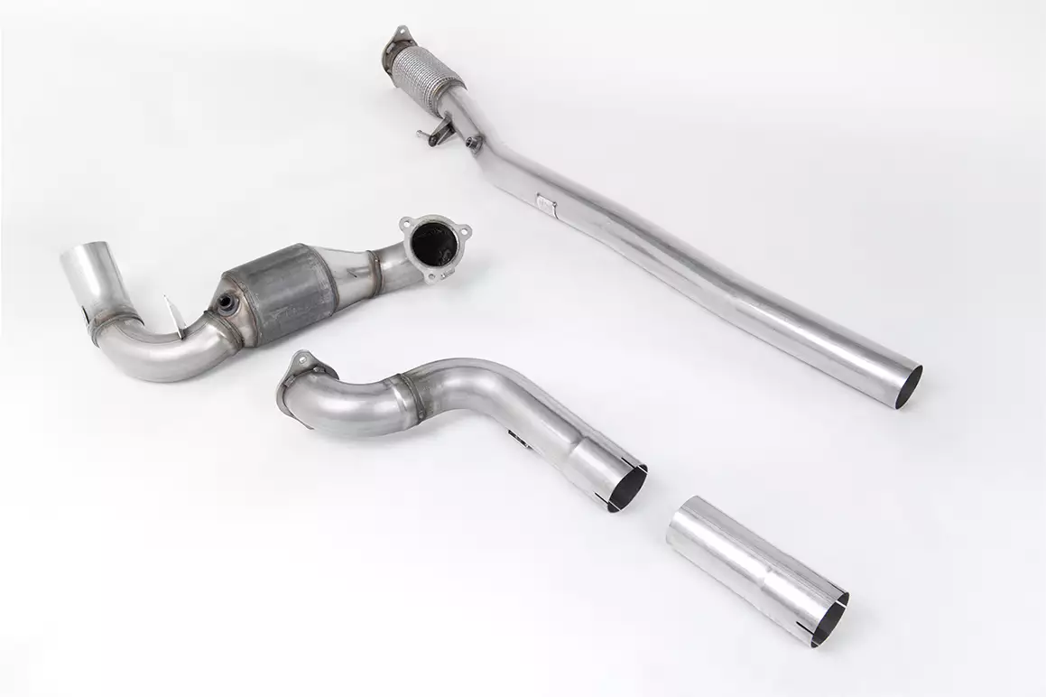 Large Bore Downpipe with Hi Flow Sports Cat (For Milltek) - A35 AMG 2.0 Turbo (Only OPF/GPF Models)