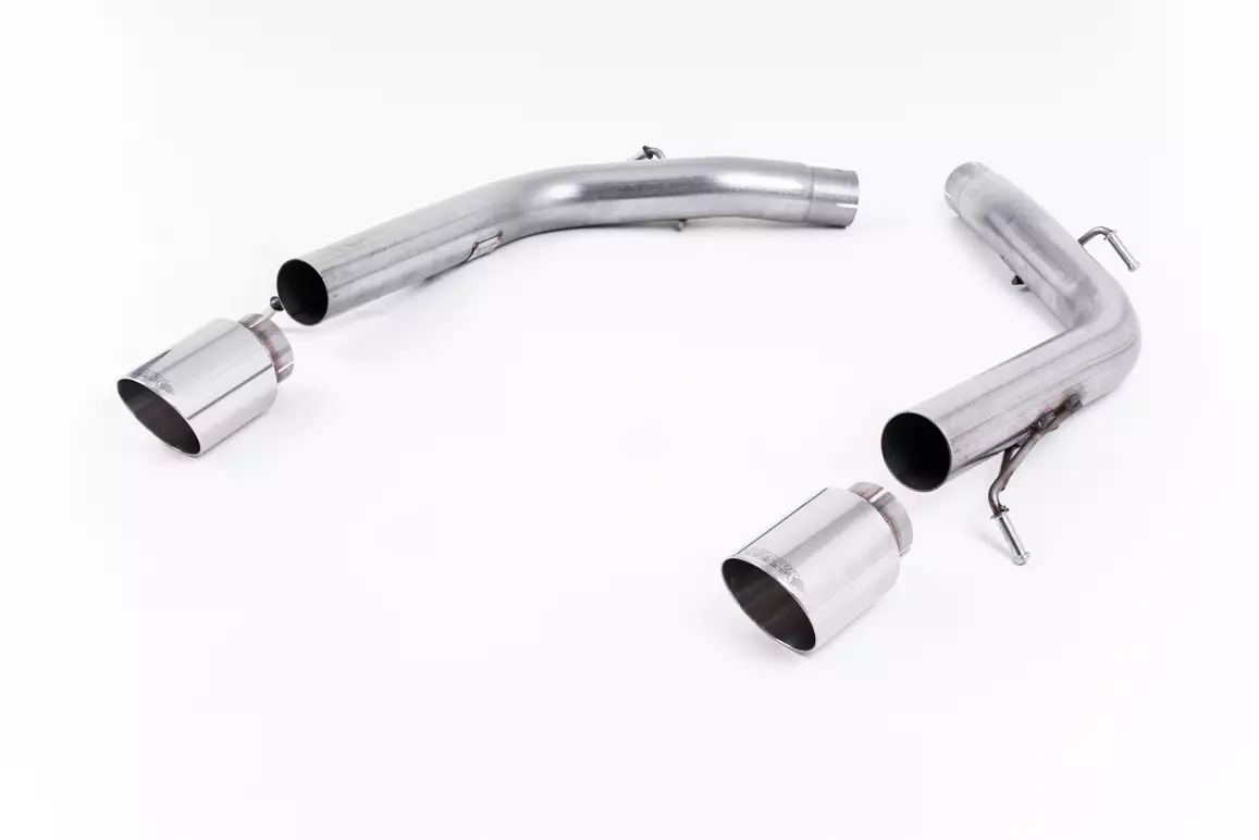 Rear System with Polished GT-90 Trims - 3.0 TDV6 - 4.4 TDV8 & 5.0 Supercharged (L494) (Pre-FL Only)
