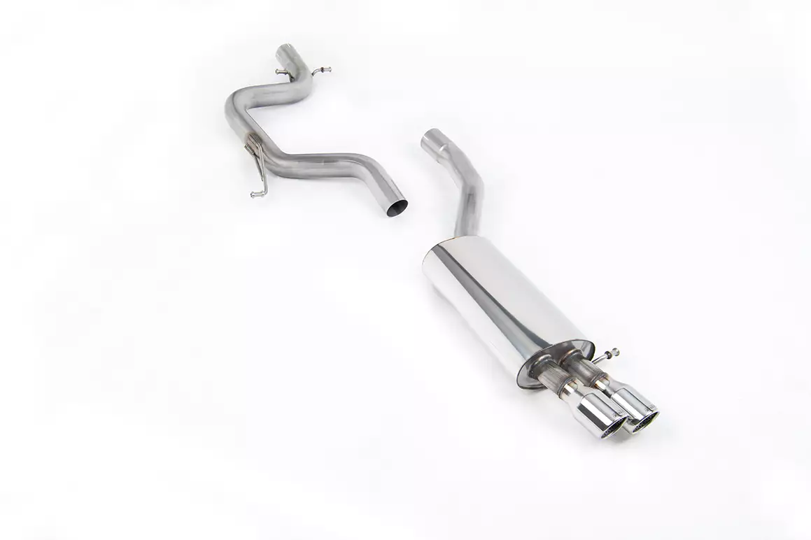 Cat-Back Exhaust System with Twin JET Trims - Mk5 GLI 2.0T FSI