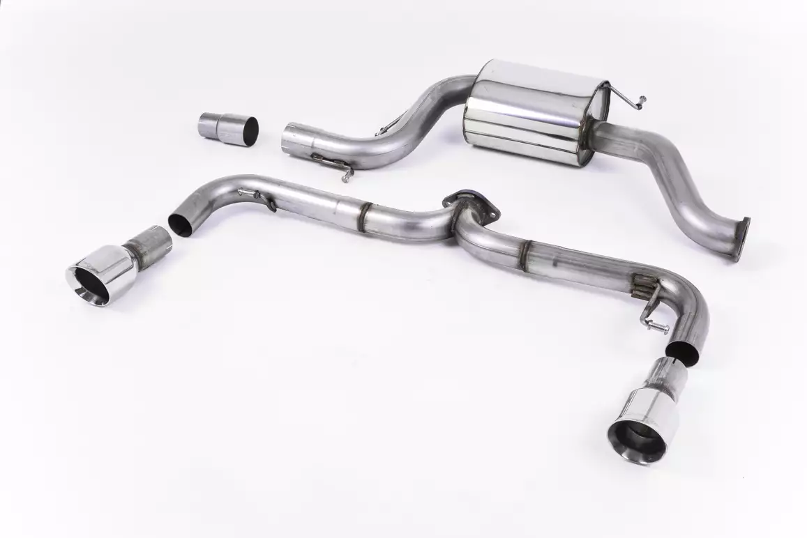 Cat-Back Exhaust System with Polished Trims - Mk6 GTi Edition 35
