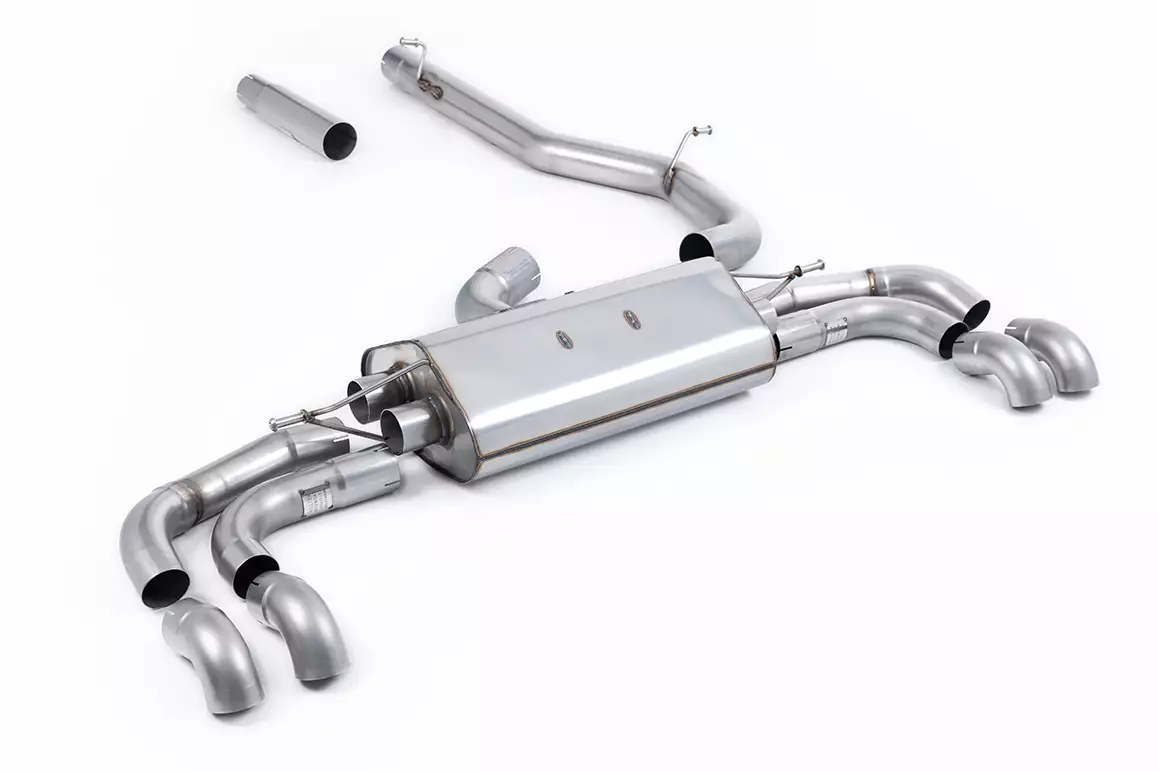 Non-Resonated Cat Back with Downturn Tips - R-Line 2.0TSI 4Motion (North American / Long Wheel Base Models Only)