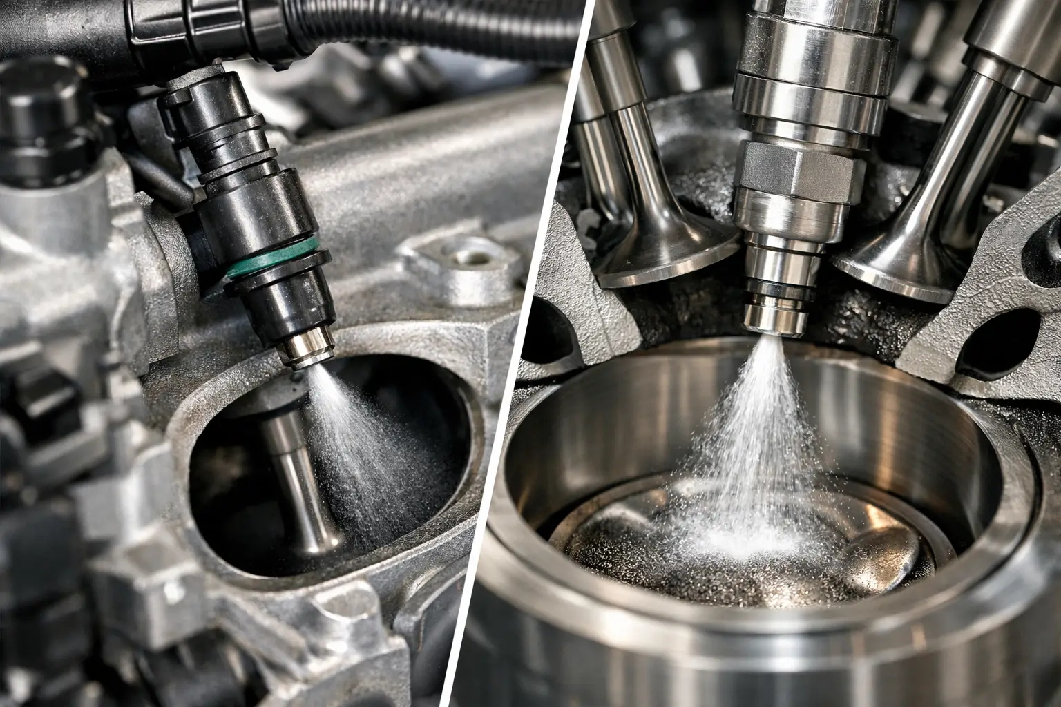 Port Injection Versus Direct Injection